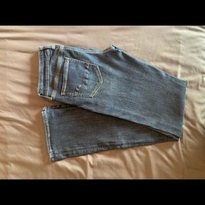 American Eagle Women’s 8 X-Long Jeans, Skinny Kick